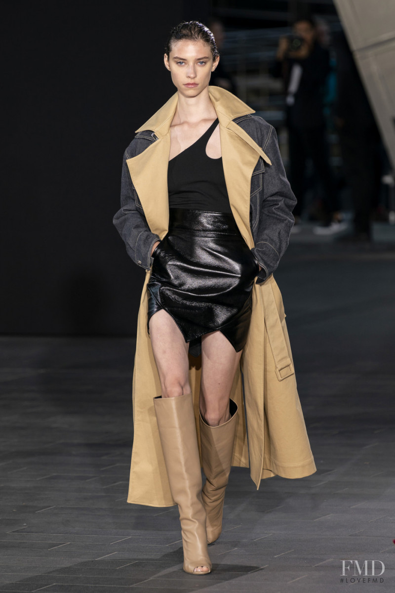 Sophie Martynova featured in  the David Koma fashion show for Spring/Summer 2020