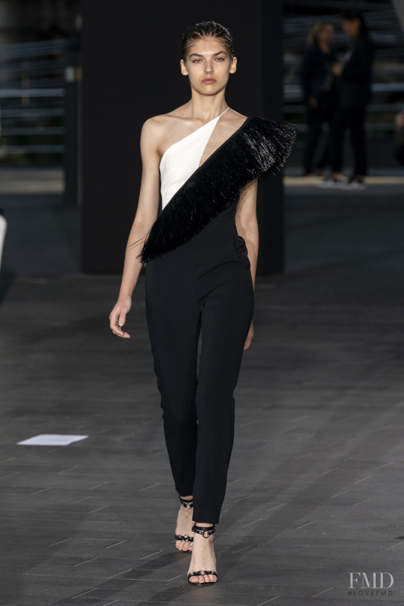 Vera Lialko featured in  the David Koma fashion show for Spring/Summer 2020