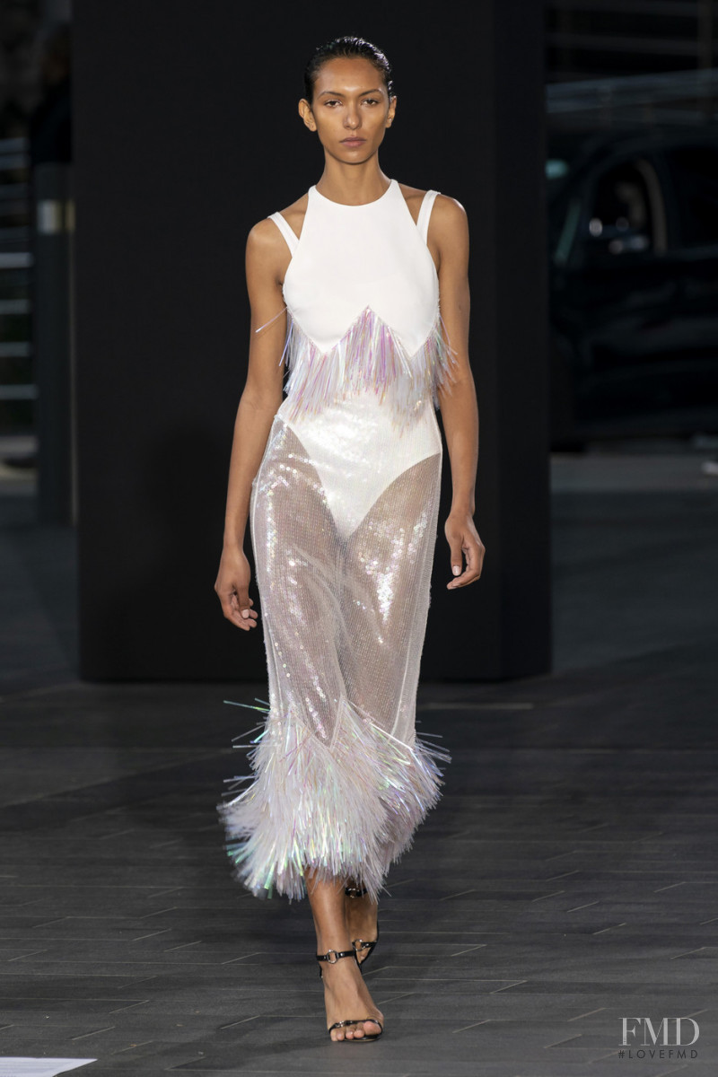 Mayara Moreno featured in  the David Koma fashion show for Spring/Summer 2020