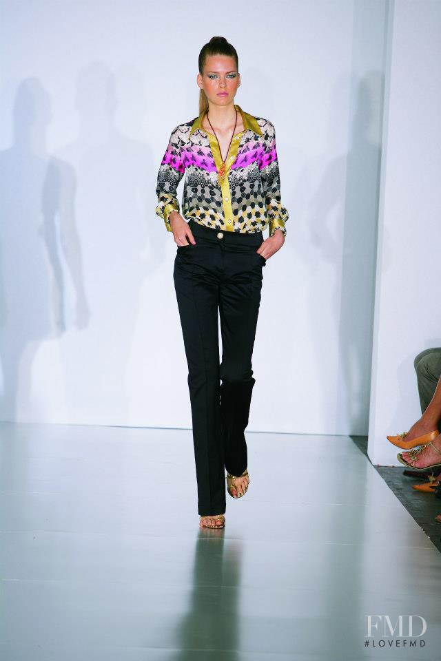 Michaela Hlavackova featured in  the Matthew Williamson fashion show for Spring/Summer 2006