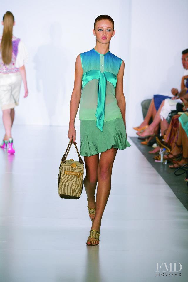 Cintia Dicker featured in  the Matthew Williamson fashion show for Spring/Summer 2006