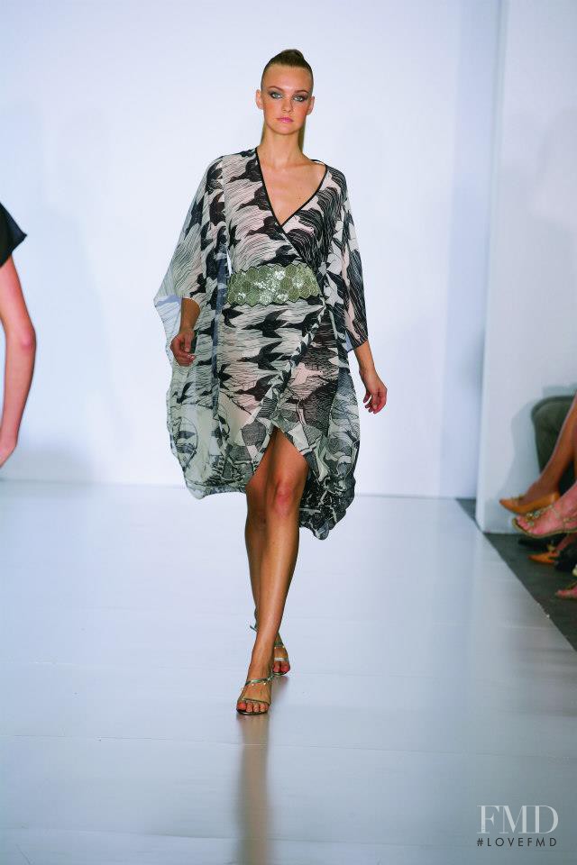 Caroline Trentini featured in  the Matthew Williamson fashion show for Spring/Summer 2006