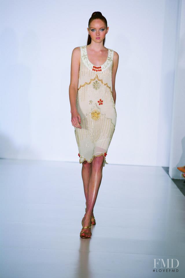 Lily Cole featured in  the Matthew Williamson fashion show for Spring/Summer 2006