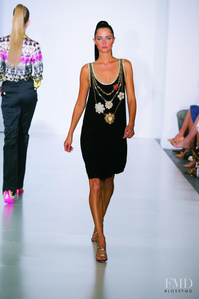 Tasha Tilberg featured in  the Matthew Williamson fashion show for Spring/Summer 2006