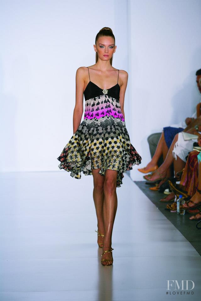 Lily Donaldson featured in  the Matthew Williamson fashion show for Spring/Summer 2006
