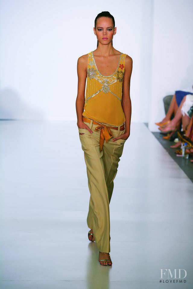 Freja Beha Erichsen featured in  the Matthew Williamson fashion show for Spring/Summer 2006