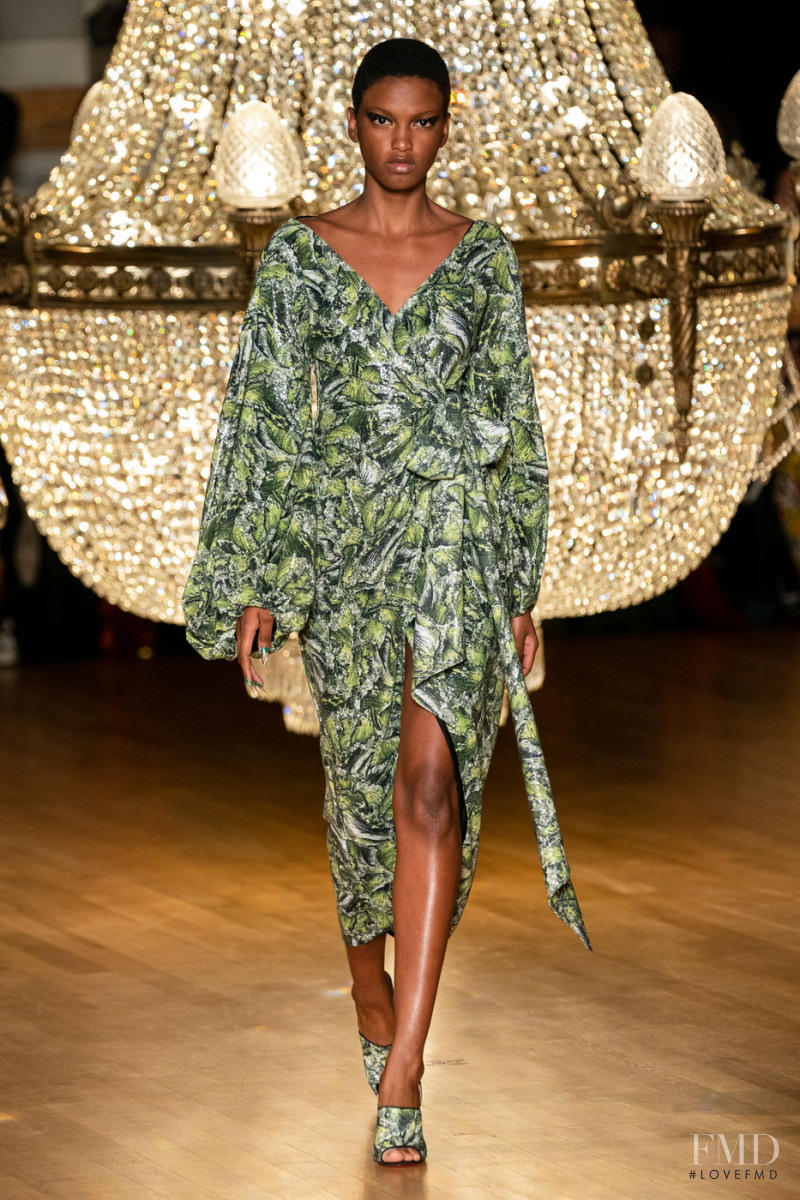 Ana Barbosa featured in  the Halpern fashion show for Spring/Summer 2020