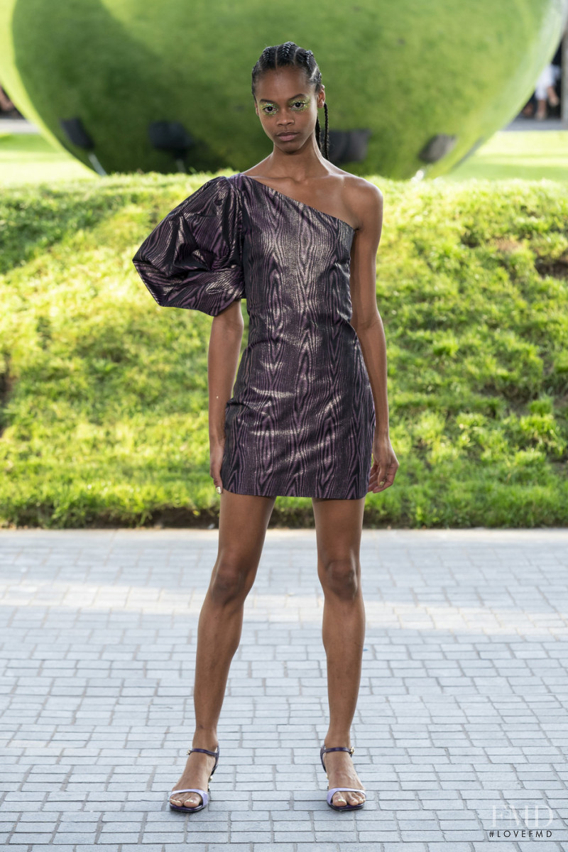 Aaliyah Hydes featured in  the House of Holland fashion show for Spring/Summer 2020