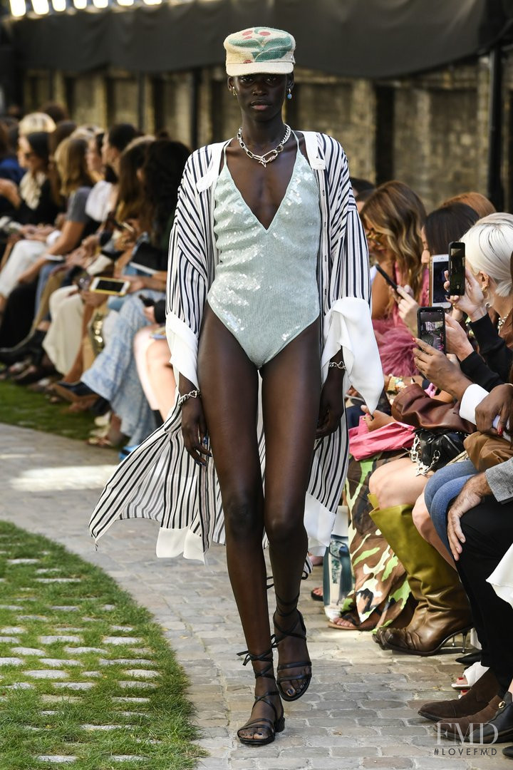Sabah Koj featured in  the Roland Mouret fashion show for Spring/Summer 2020