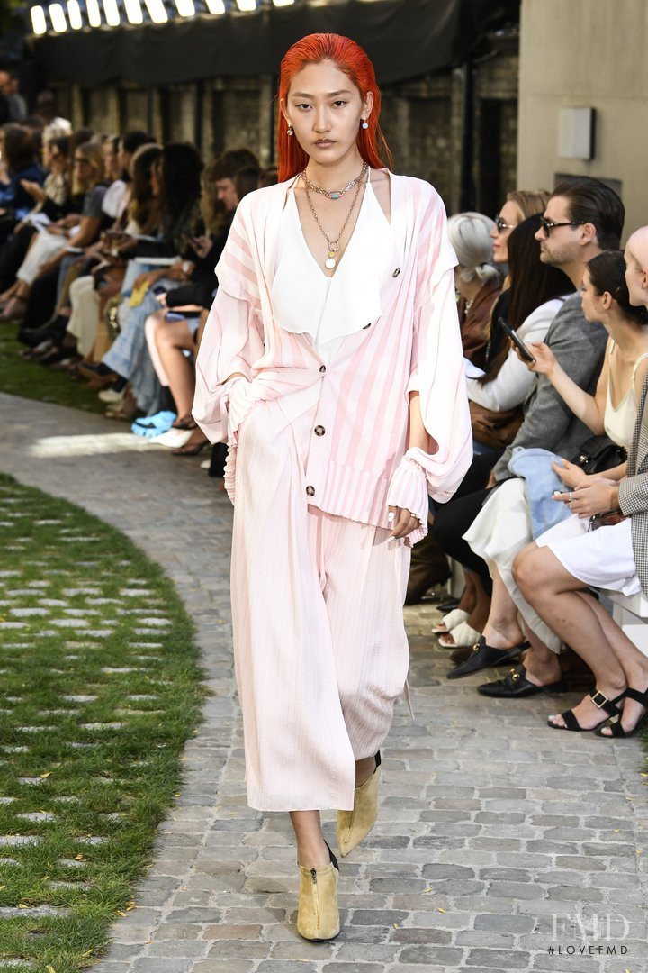 Bing Bing Yuan featured in  the Roland Mouret fashion show for Spring/Summer 2020