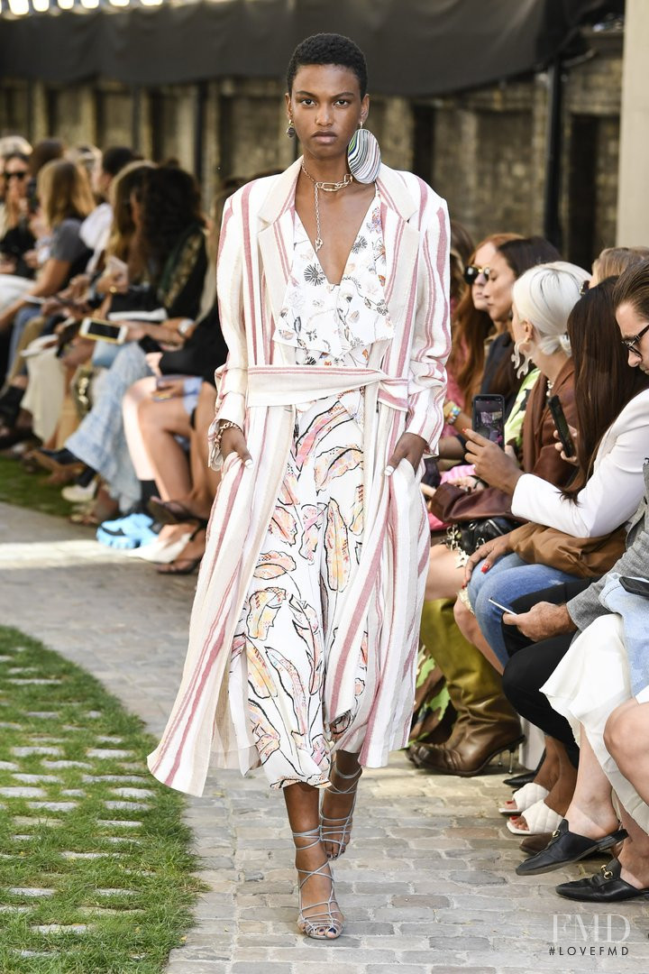 Ana Barbosa featured in  the Roland Mouret fashion show for Spring/Summer 2020