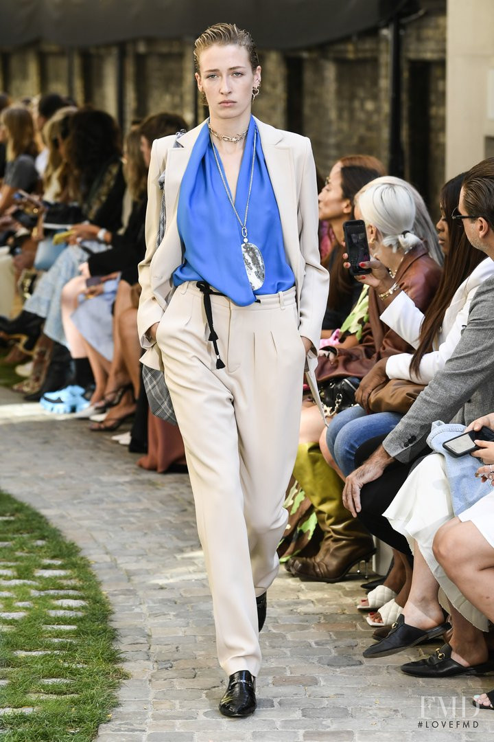 Georgia Howorth featured in  the Roland Mouret fashion show for Spring/Summer 2020