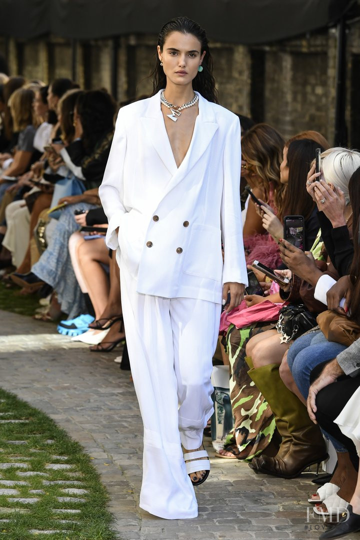 Blanca Padilla featured in  the Roland Mouret fashion show for Spring/Summer 2020