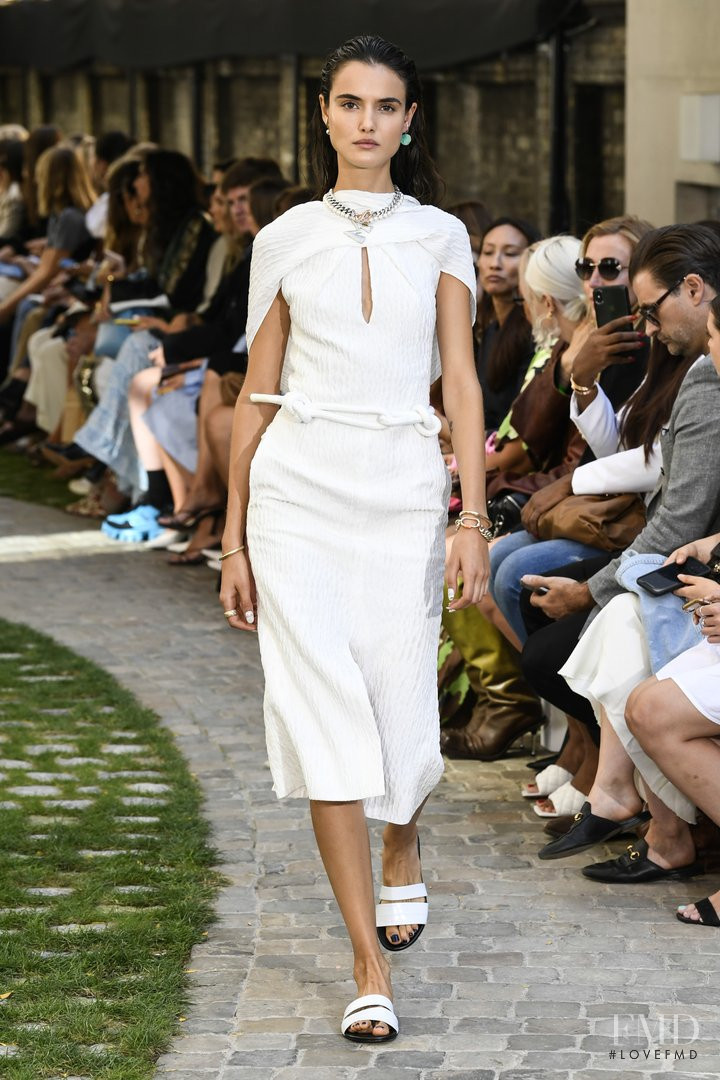 Blanca Padilla featured in  the Roland Mouret fashion show for Spring/Summer 2020