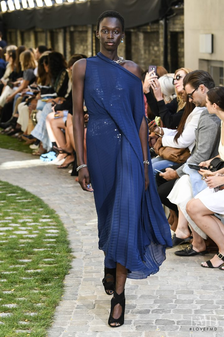Sabah Koj featured in  the Roland Mouret fashion show for Spring/Summer 2020