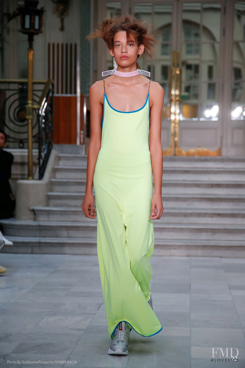 Lexi Upshaw featured in  the Jamie Wei Huang fashion show for Spring/Summer 2020
