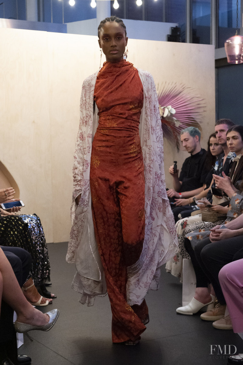 Brit Knight featured in  the Paula Knorr fashion show for Spring/Summer 2020