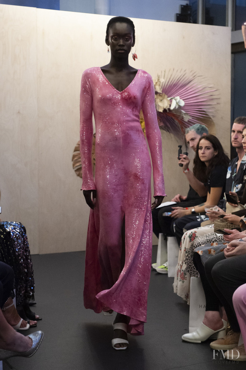 Sabah Koj featured in  the Paula Knorr fashion show for Spring/Summer 2020