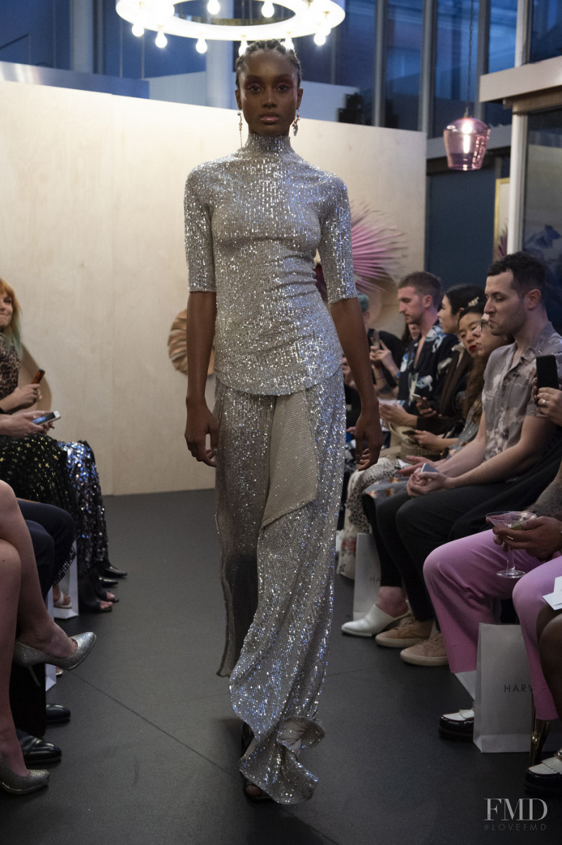 Brit Knight featured in  the Paula Knorr fashion show for Spring/Summer 2020