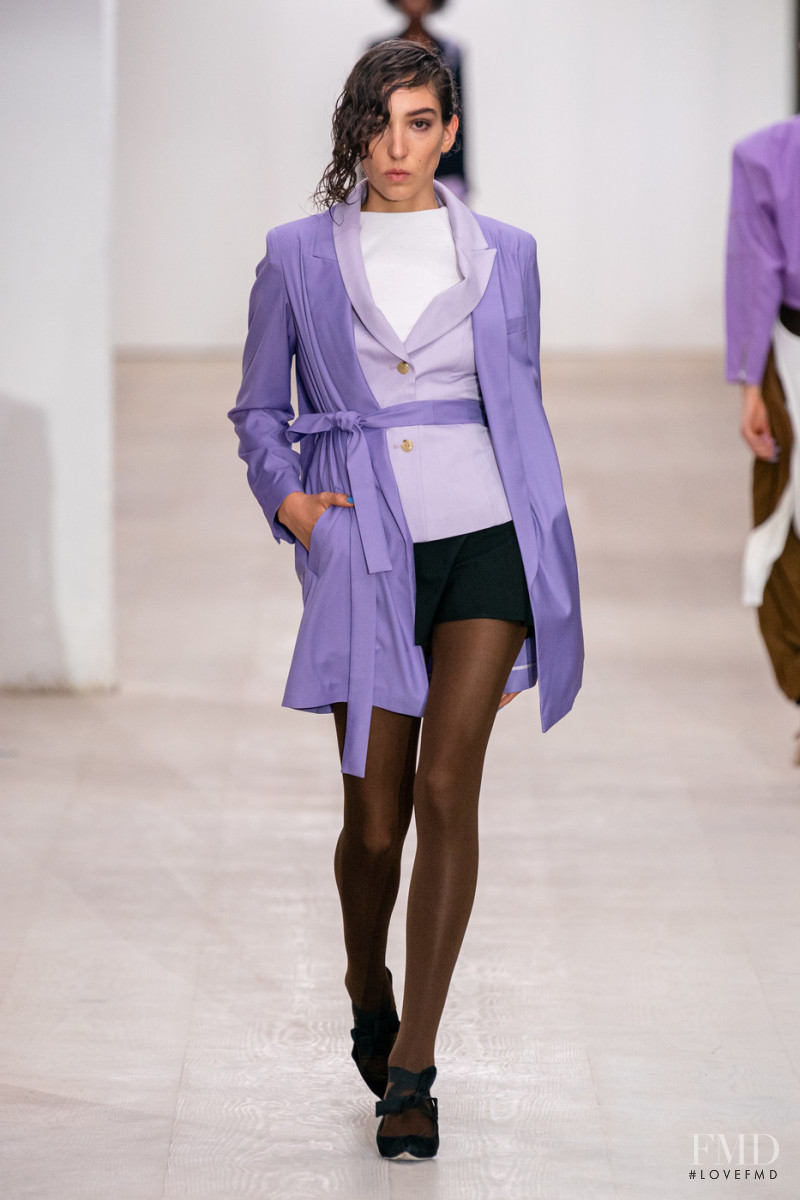 Andrea Carrazco featured in  the Marta Jakubowski fashion show for Spring/Summer 2020