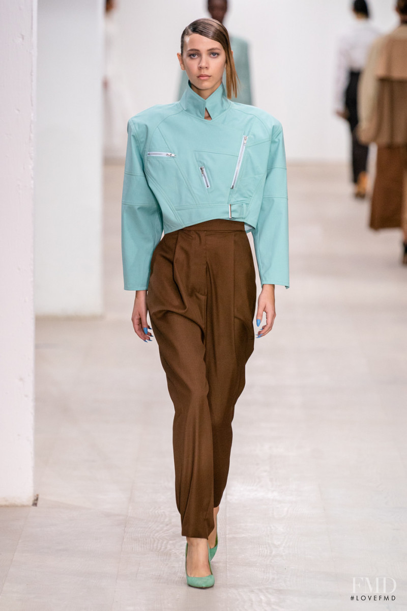 Sarah Cano featured in  the Marta Jakubowski fashion show for Spring/Summer 2020