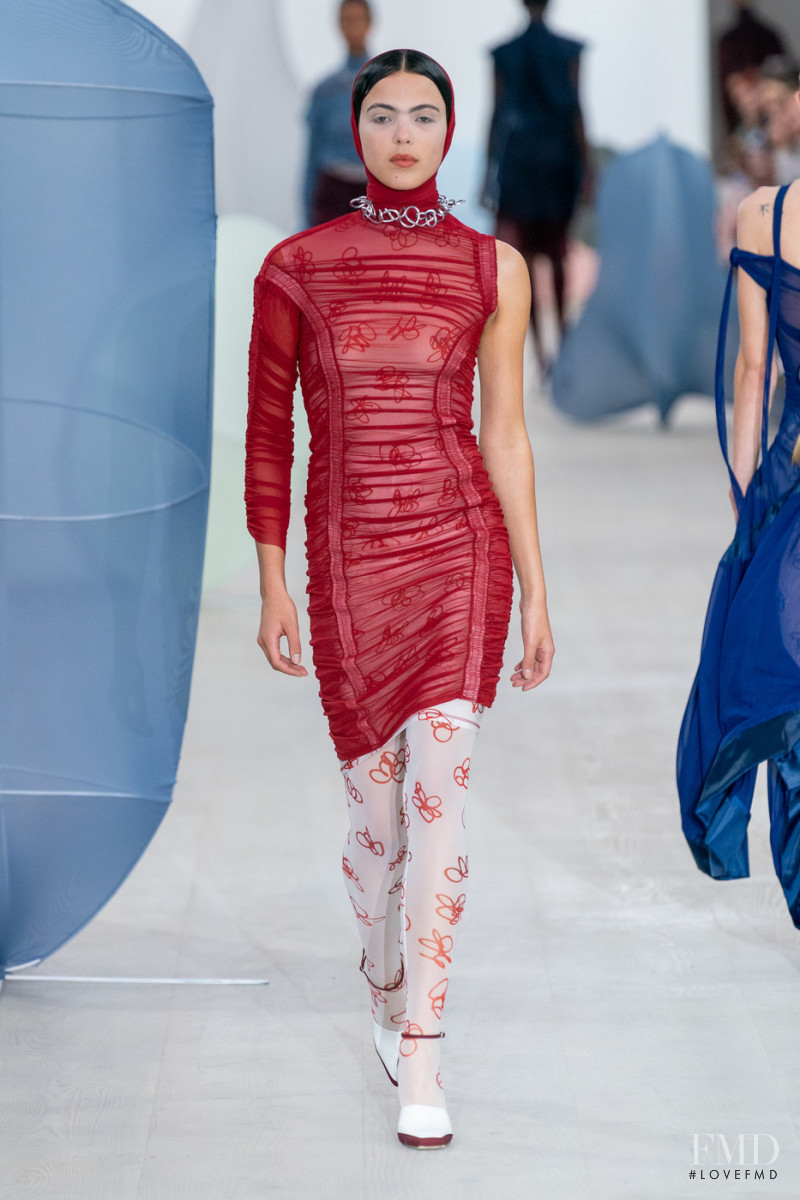 Scarlett Costello featured in  the Richard Malone fashion show for Spring/Summer 2020
