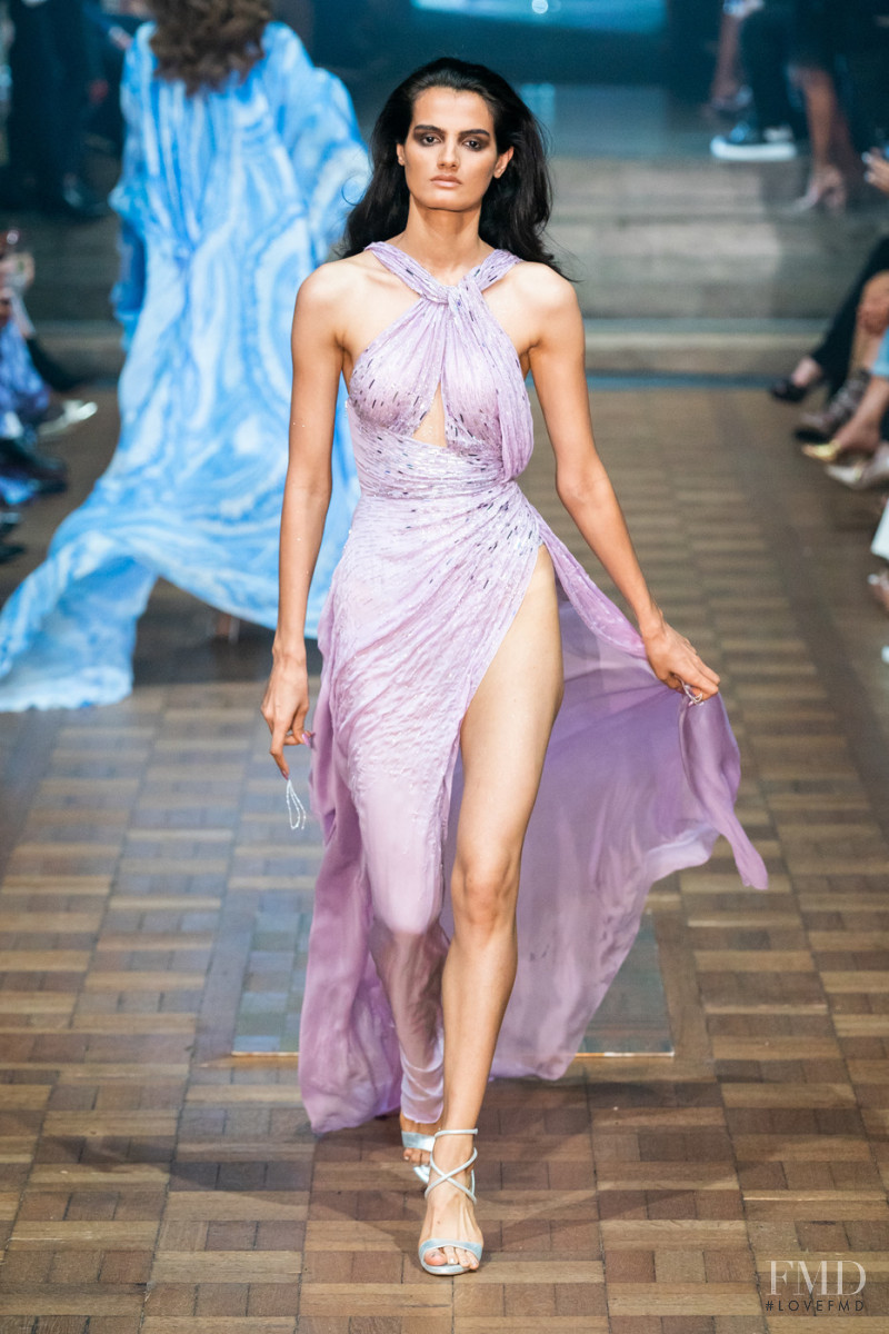 Dipti Sharma featured in  the Julien Macdonald fashion show for Spring/Summer 2020