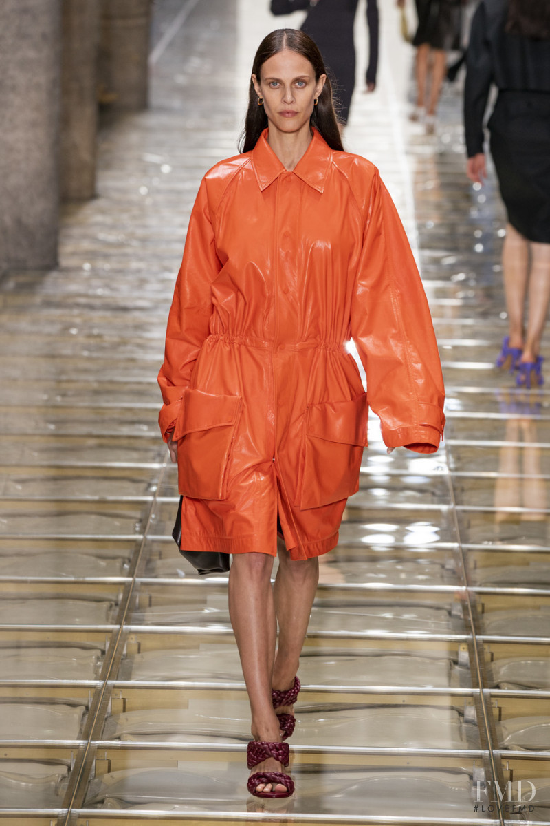 Aymeline Valade featured in  the Bottega Veneta fashion show for Spring/Summer 2020