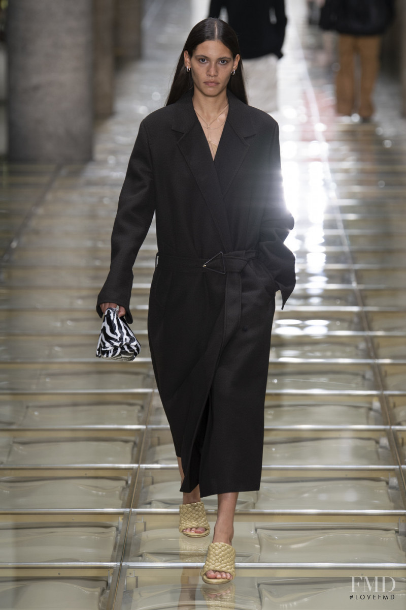 Kaya Wilkins featured in  the Bottega Veneta fashion show for Spring/Summer 2020