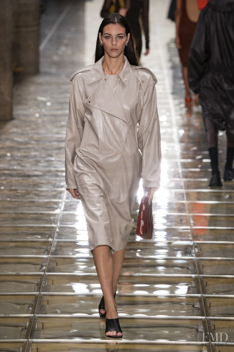 Vittoria Ceretti featured in  the Bottega Veneta fashion show for Spring/Summer 2020