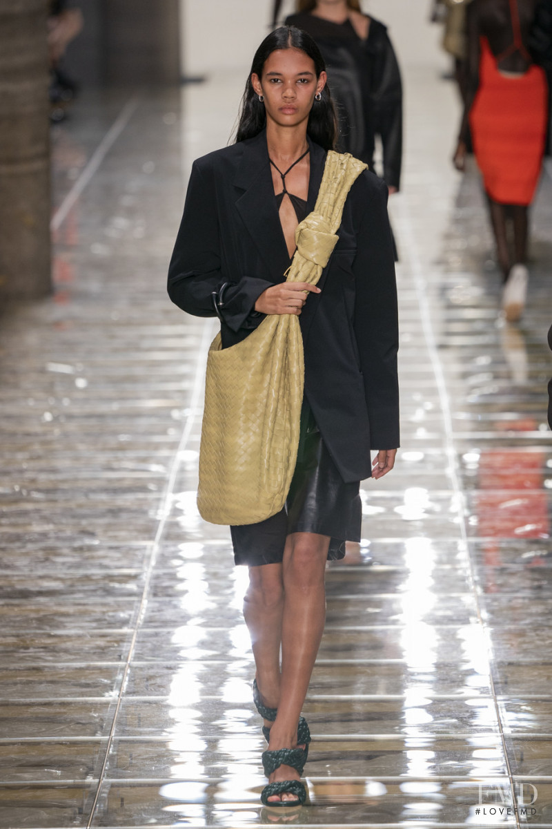 Jordan Daniels featured in  the Bottega Veneta fashion show for Spring/Summer 2020