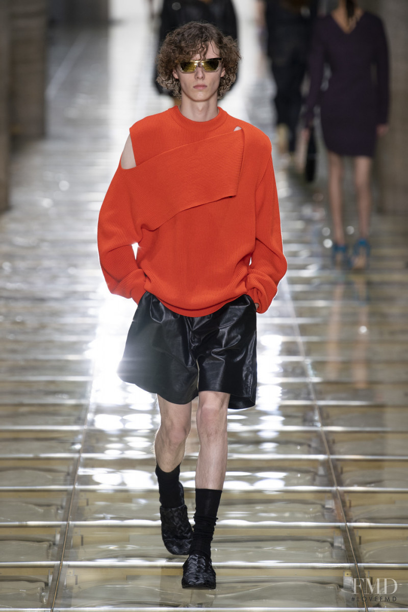 Daan Duez featured in  the Bottega Veneta fashion show for Spring/Summer 2020