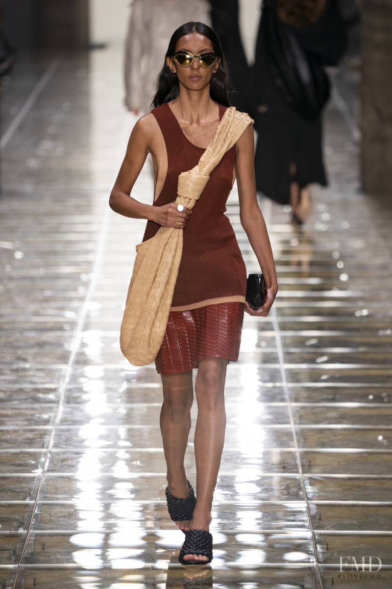 Mayara Moreno featured in  the Bottega Veneta fashion show for Spring/Summer 2020