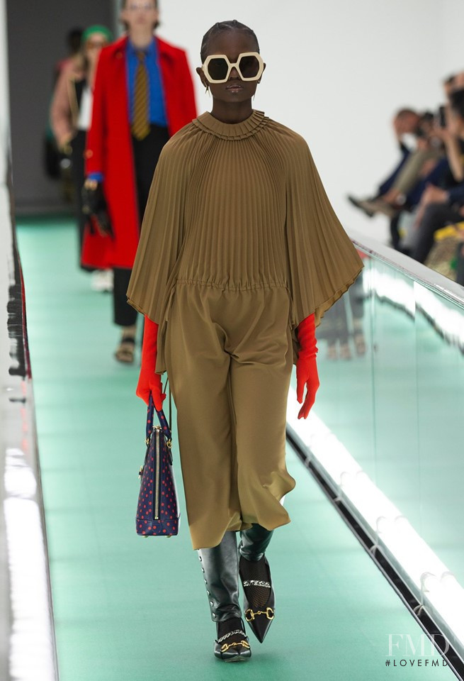 Azu Nwogu featured in  the Gucci fashion show for Spring/Summer 2020