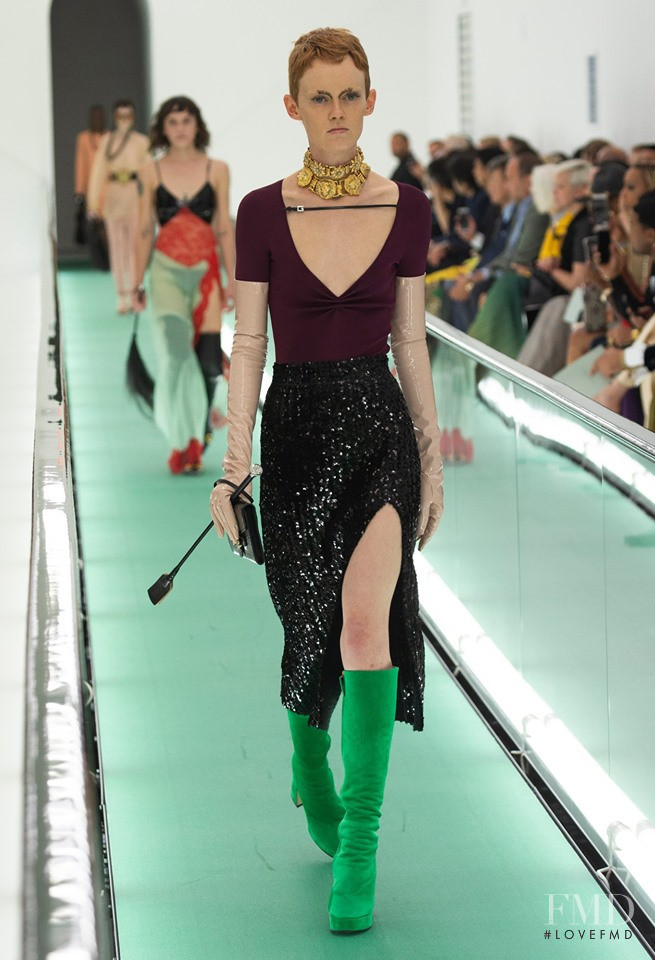 Liz Ord featured in  the Gucci fashion show for Spring/Summer 2020