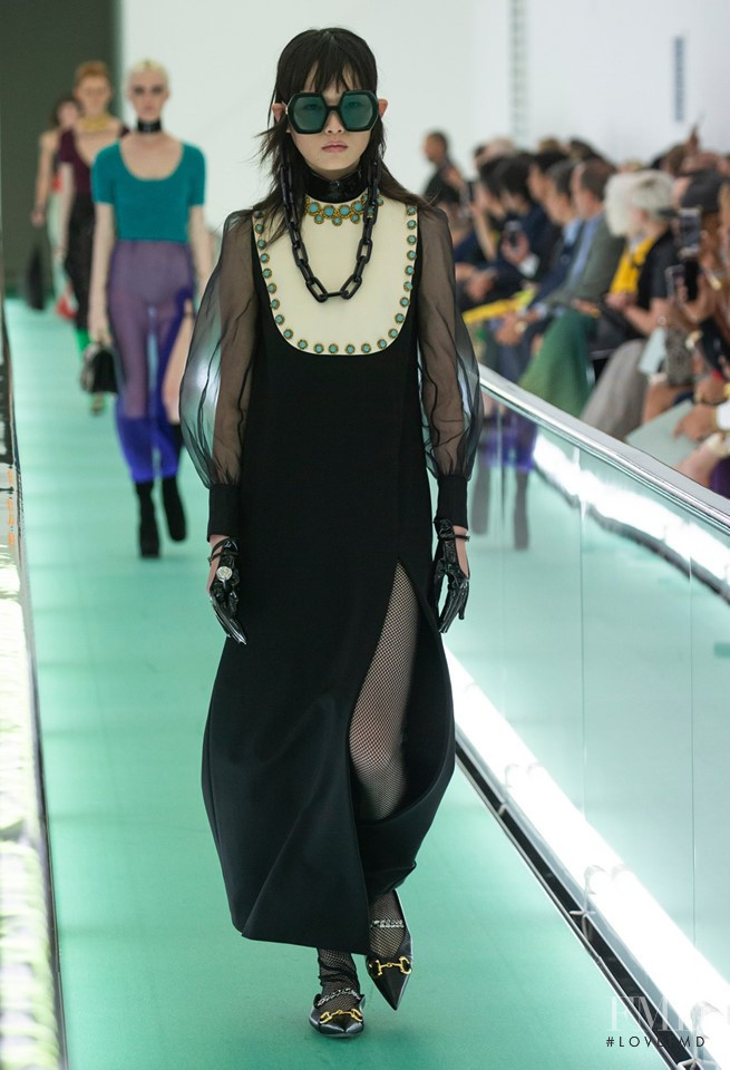 Xie Chaoyu featured in  the Gucci fashion show for Spring/Summer 2020