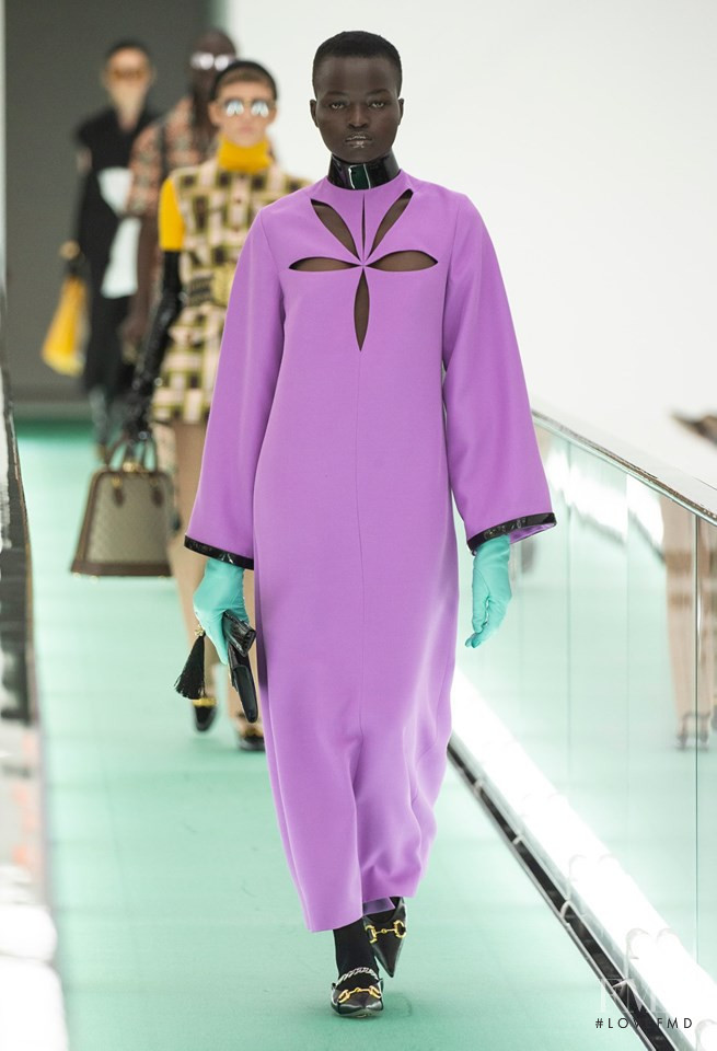 Ayen Emily featured in  the Gucci fashion show for Spring/Summer 2020