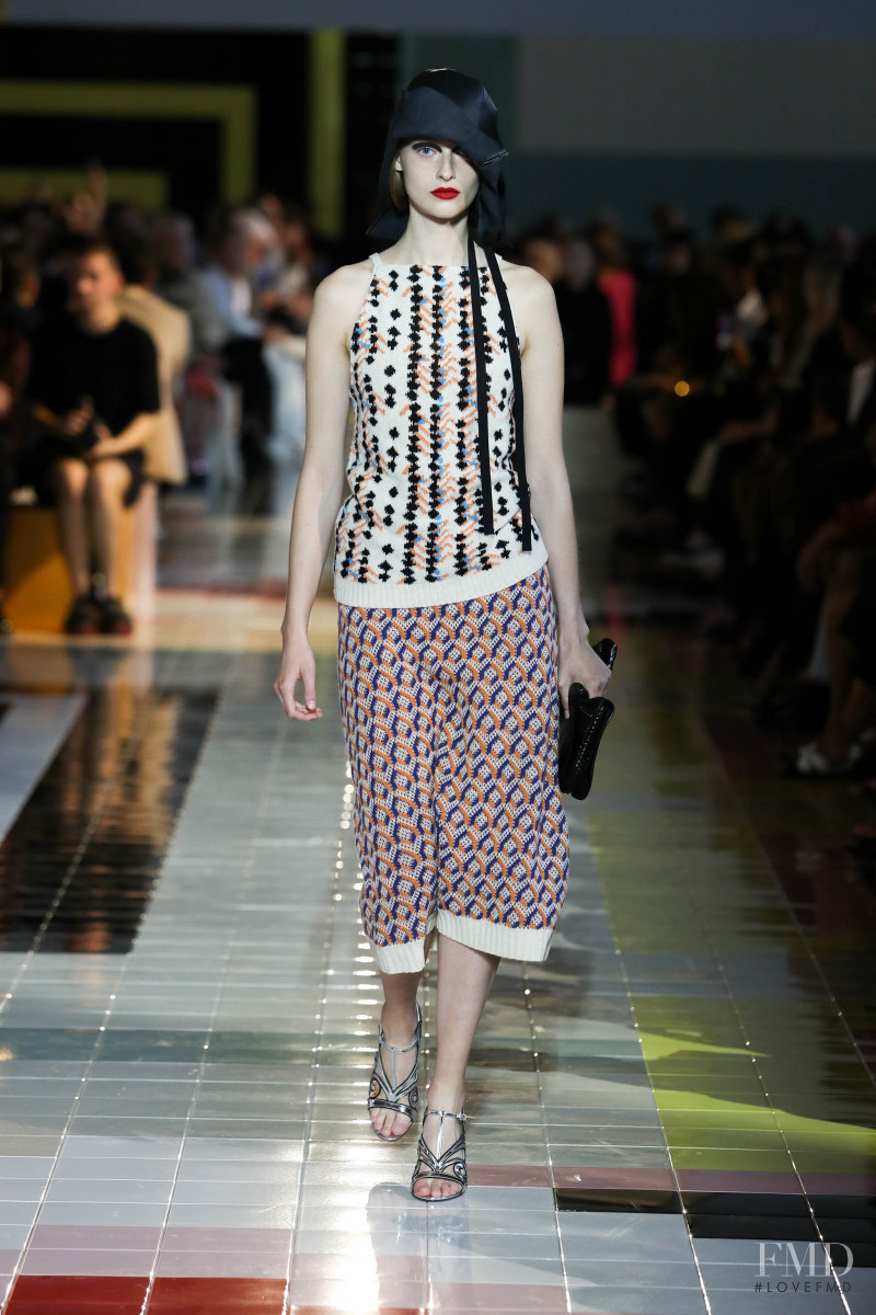 Berit Heitmann featured in  the Prada fashion show for Spring/Summer 2020