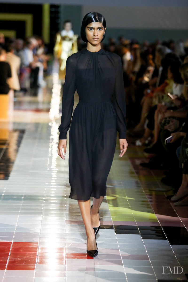 Ashley Radjarame featured in  the Prada fashion show for Spring/Summer 2020