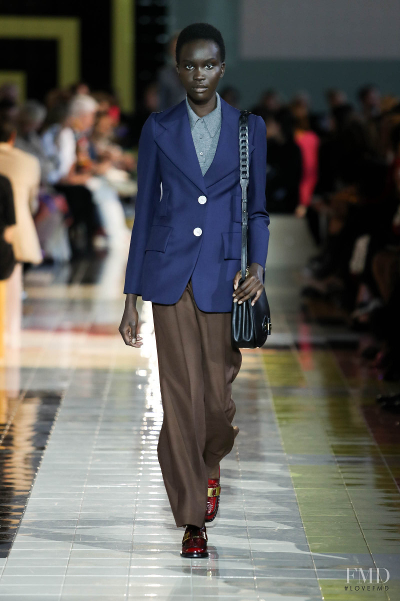 Achenrin Madit featured in  the Prada fashion show for Spring/Summer 2020