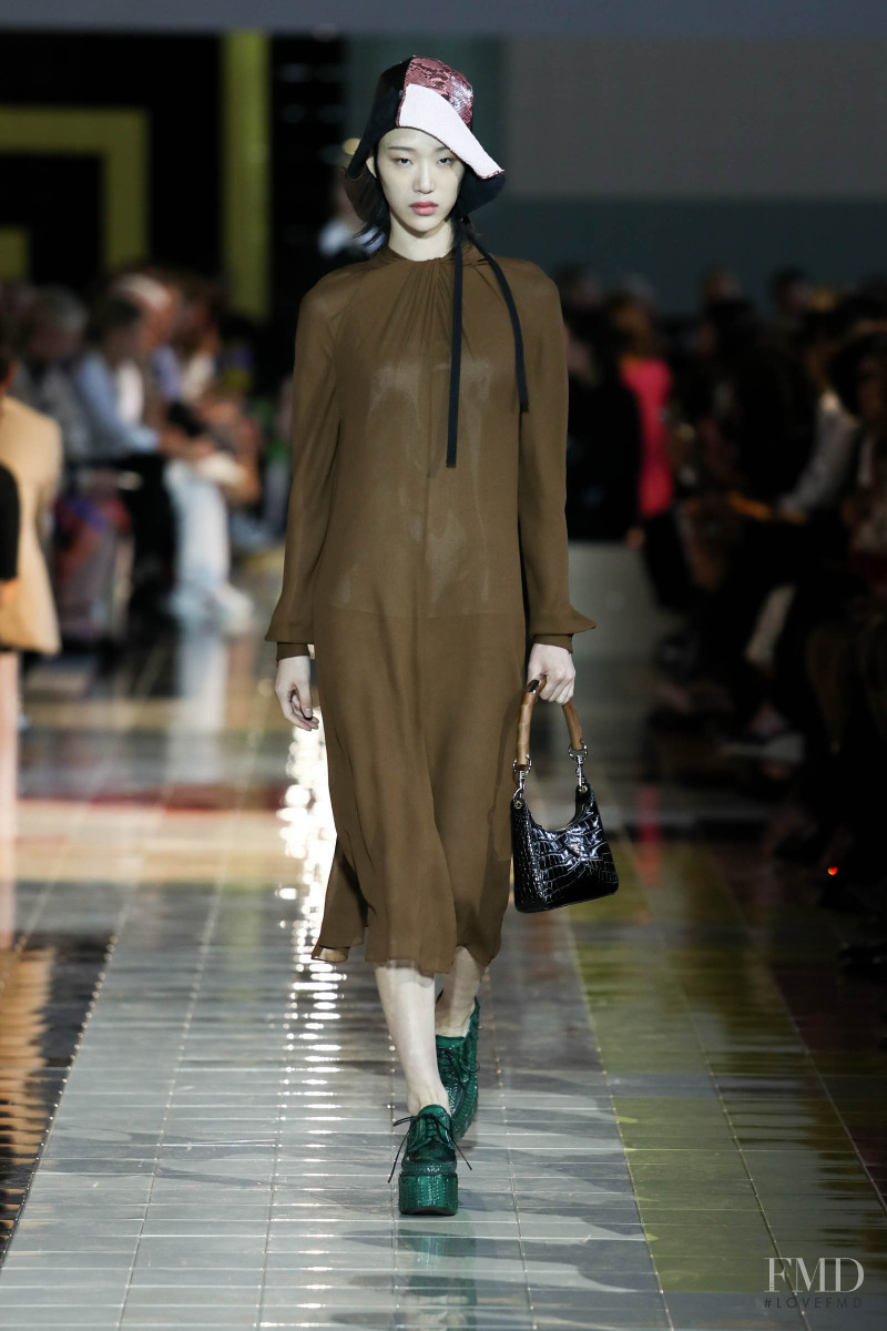 So Ra Choi featured in  the Prada fashion show for Spring/Summer 2020
