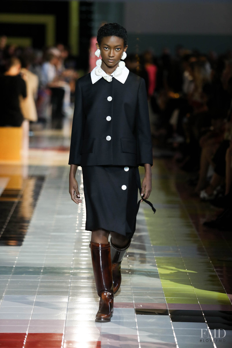 Toni Smith featured in  the Prada fashion show for Spring/Summer 2020
