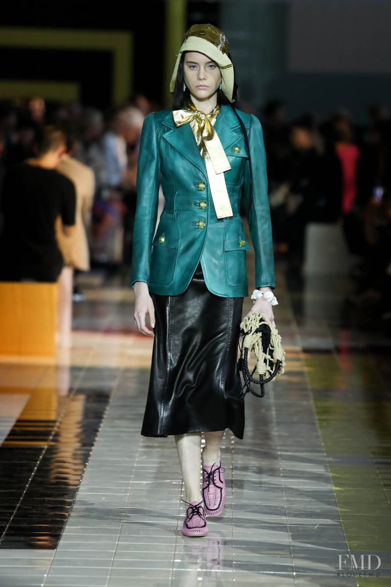 Agostina Noe featured in  the Prada fashion show for Spring/Summer 2020