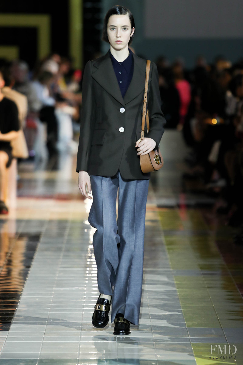 Anahi Irina Puntin featured in  the Prada fashion show for Spring/Summer 2020