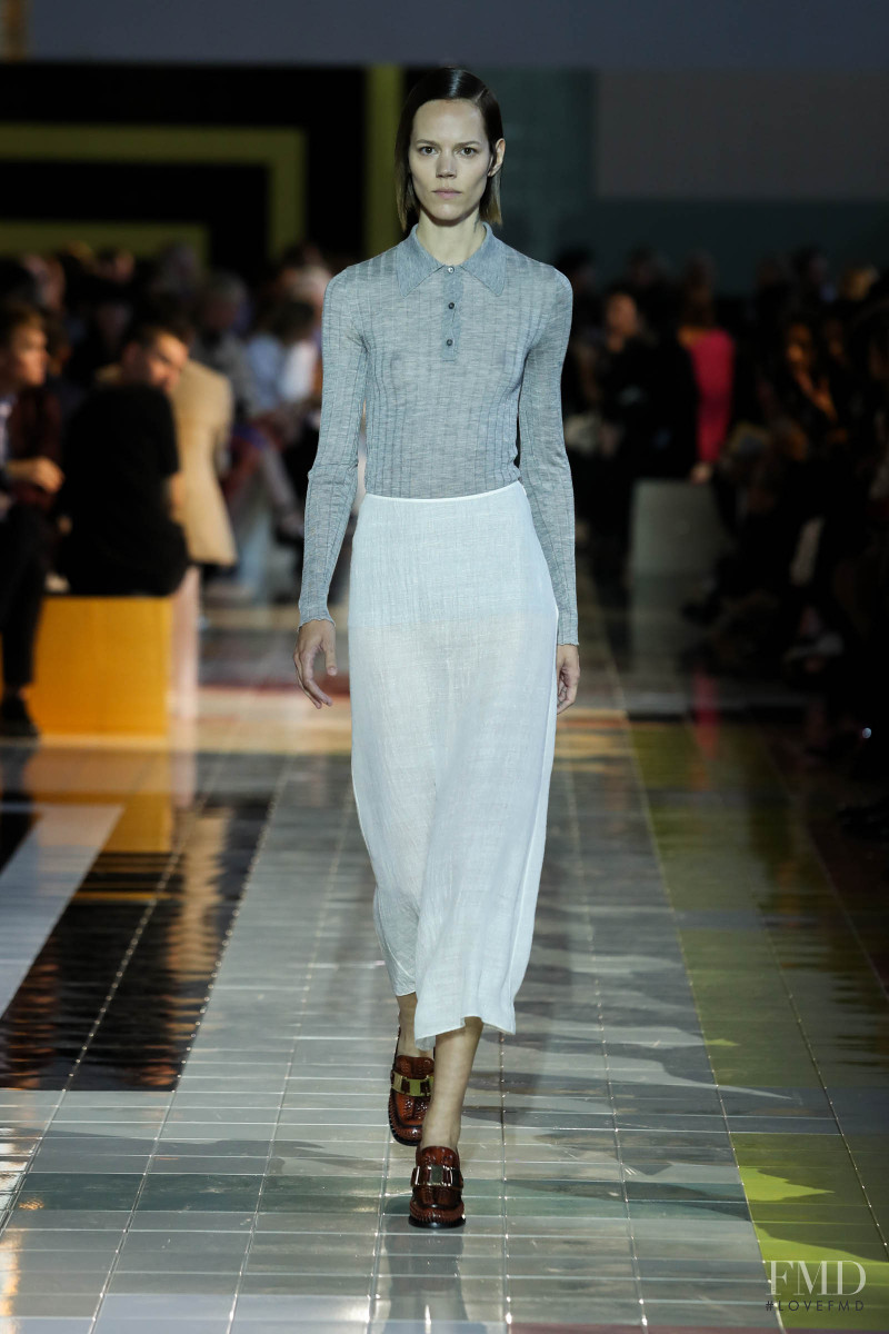 Freja Beha Erichsen featured in  the Prada fashion show for Spring/Summer 2020