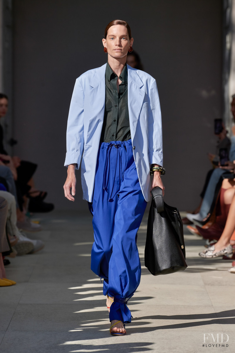 Iris Strubegger featured in  the Salvatore Ferragamo fashion show for Spring/Summer 2020
