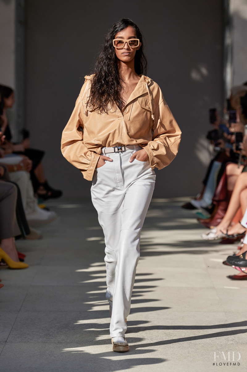 Mona Tougaard featured in  the Salvatore Ferragamo fashion show for Spring/Summer 2020