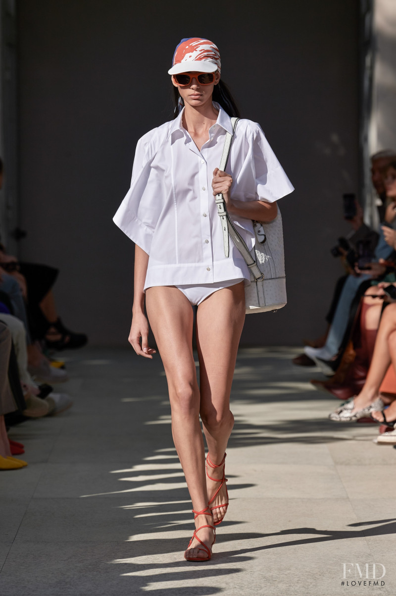 Cynthia Arrebola featured in  the Salvatore Ferragamo fashion show for Spring/Summer 2020