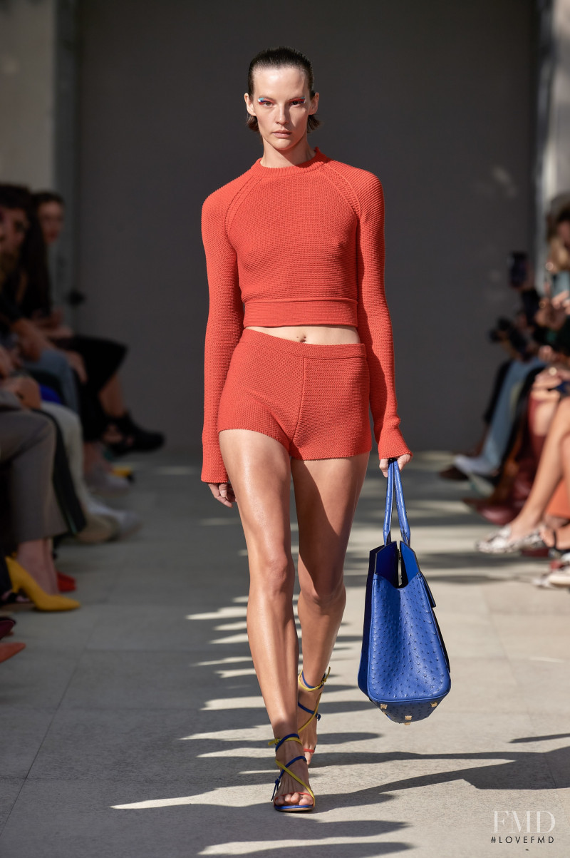 Sara Blomqvist featured in  the Salvatore Ferragamo fashion show for Spring/Summer 2020