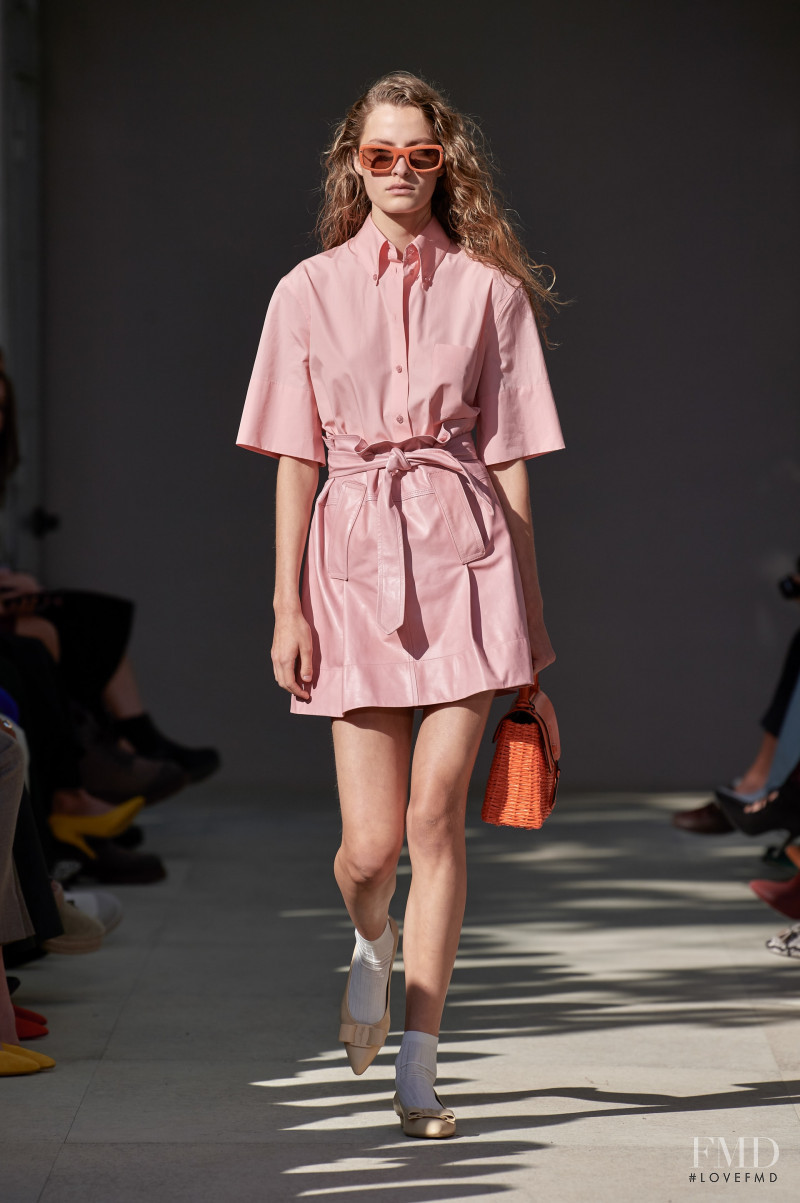 Felice Noordhoff featured in  the Salvatore Ferragamo fashion show for Spring/Summer 2020